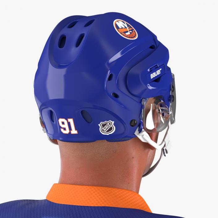 3D model Hockey Player Islanders Rigged