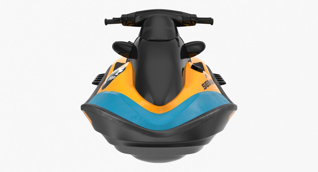 Jet Ski Sea-Doo 2 Rigged 3D model