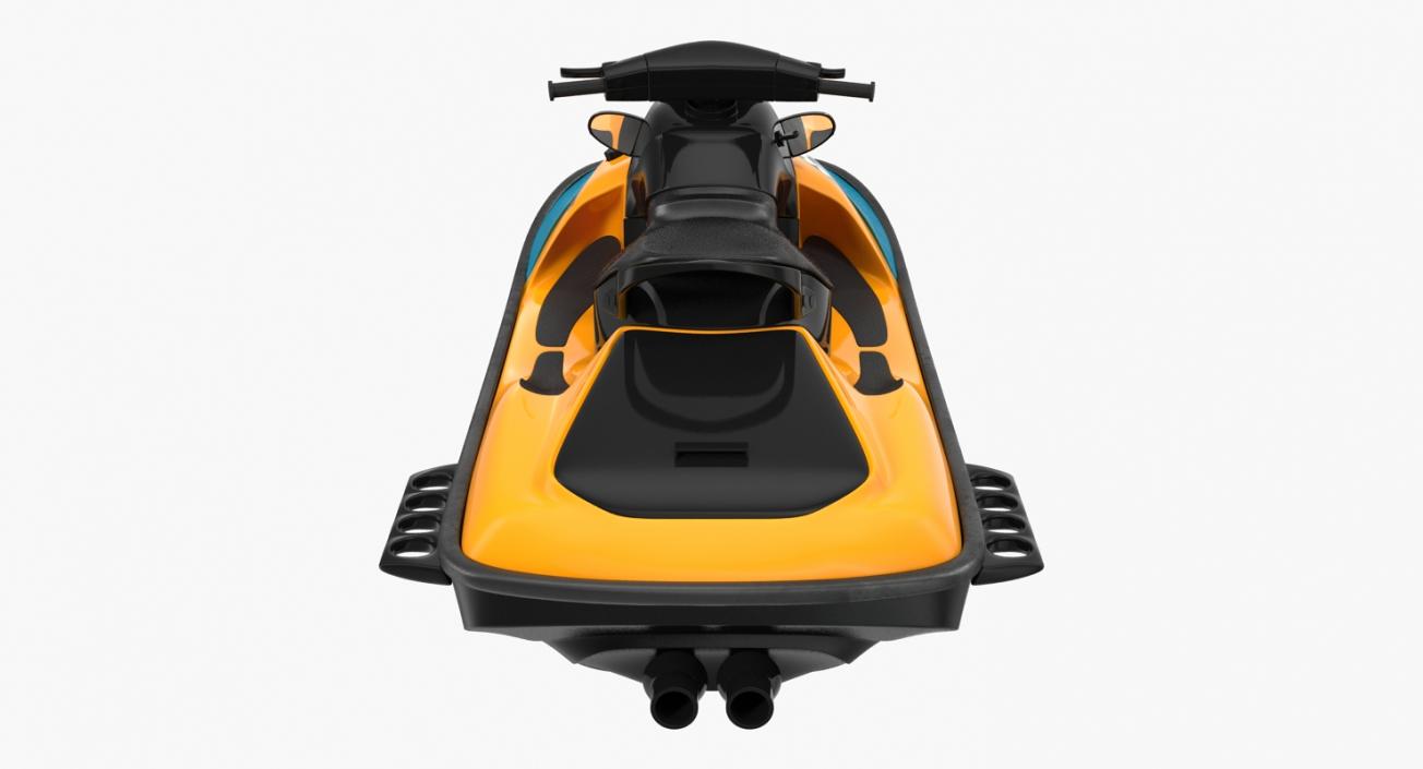 Jet Ski Sea-Doo 2 Rigged 3D model