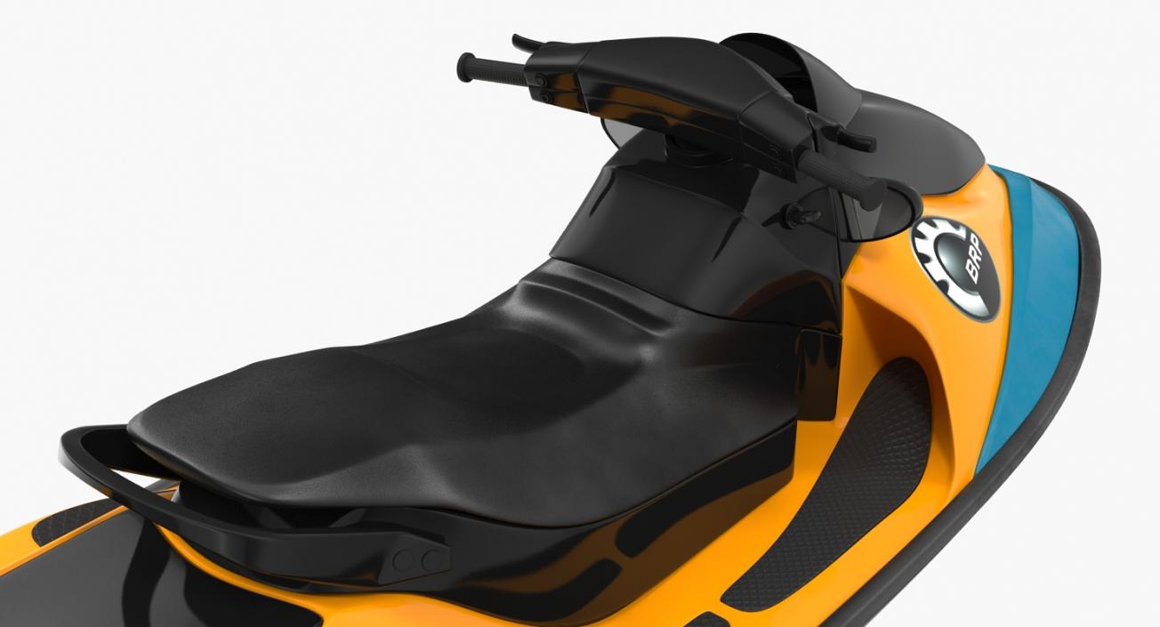 Jet Ski Sea-Doo 2 Rigged 3D model