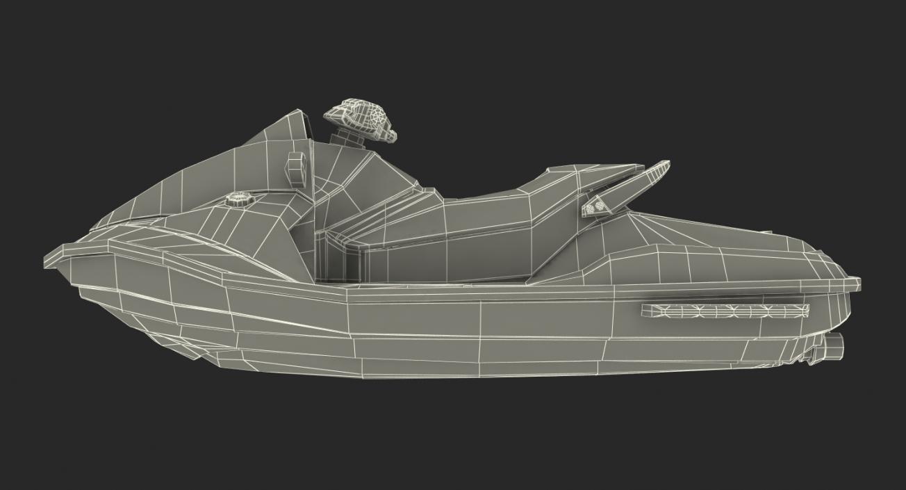 Jet Ski Sea-Doo 2 Rigged 3D model