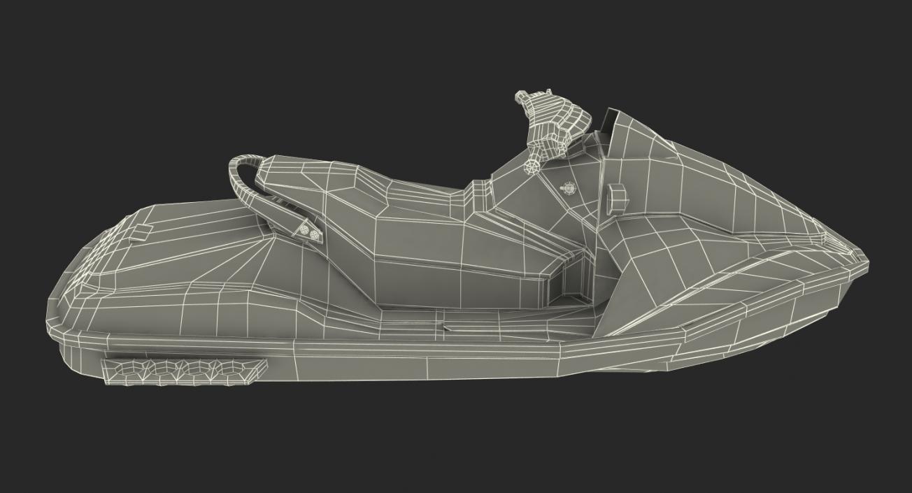 Jet Ski Sea-Doo 2 Rigged 3D model