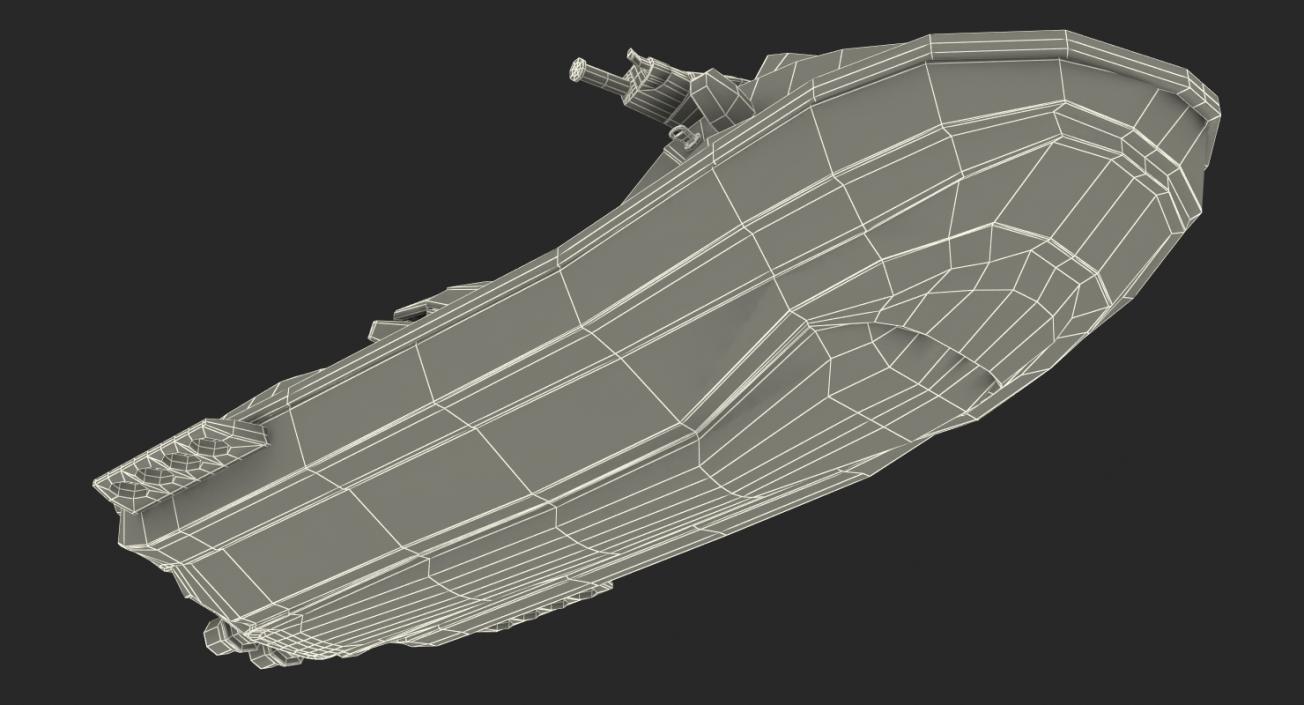 Jet Ski Sea-Doo 2 Rigged 3D model