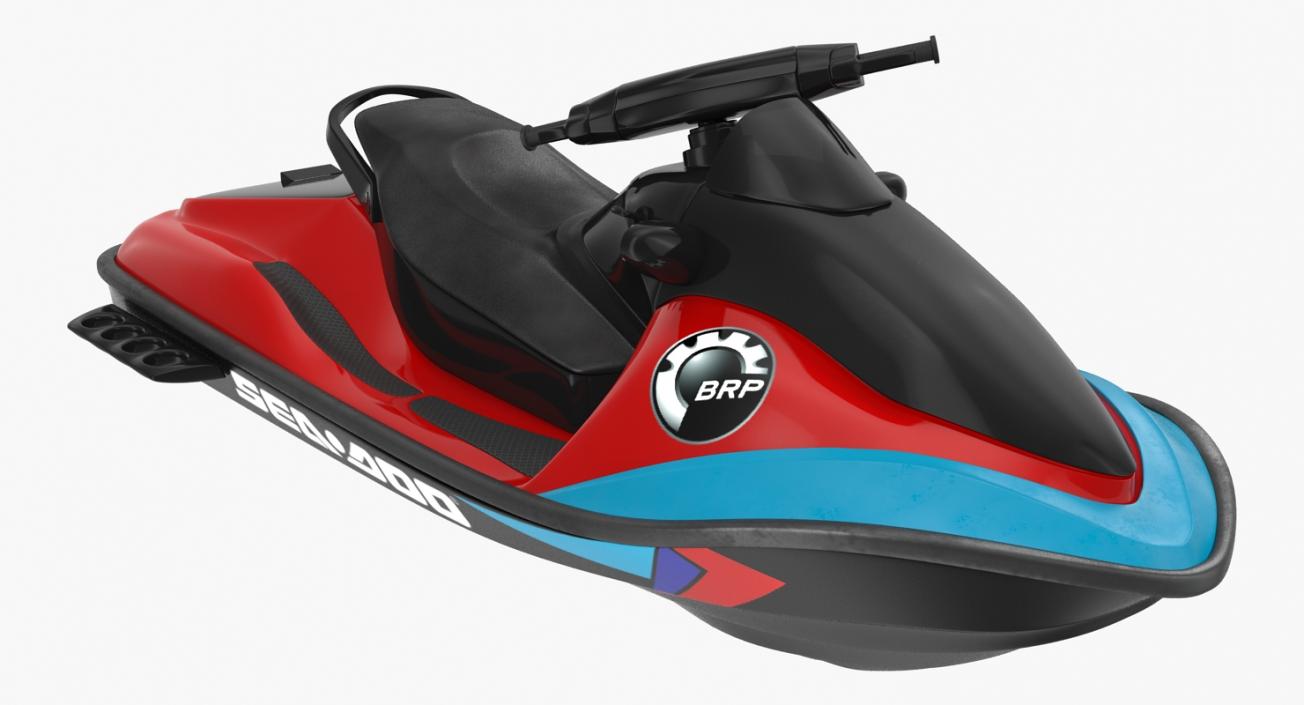 Jet Ski Sea-Doo Rigged 3D