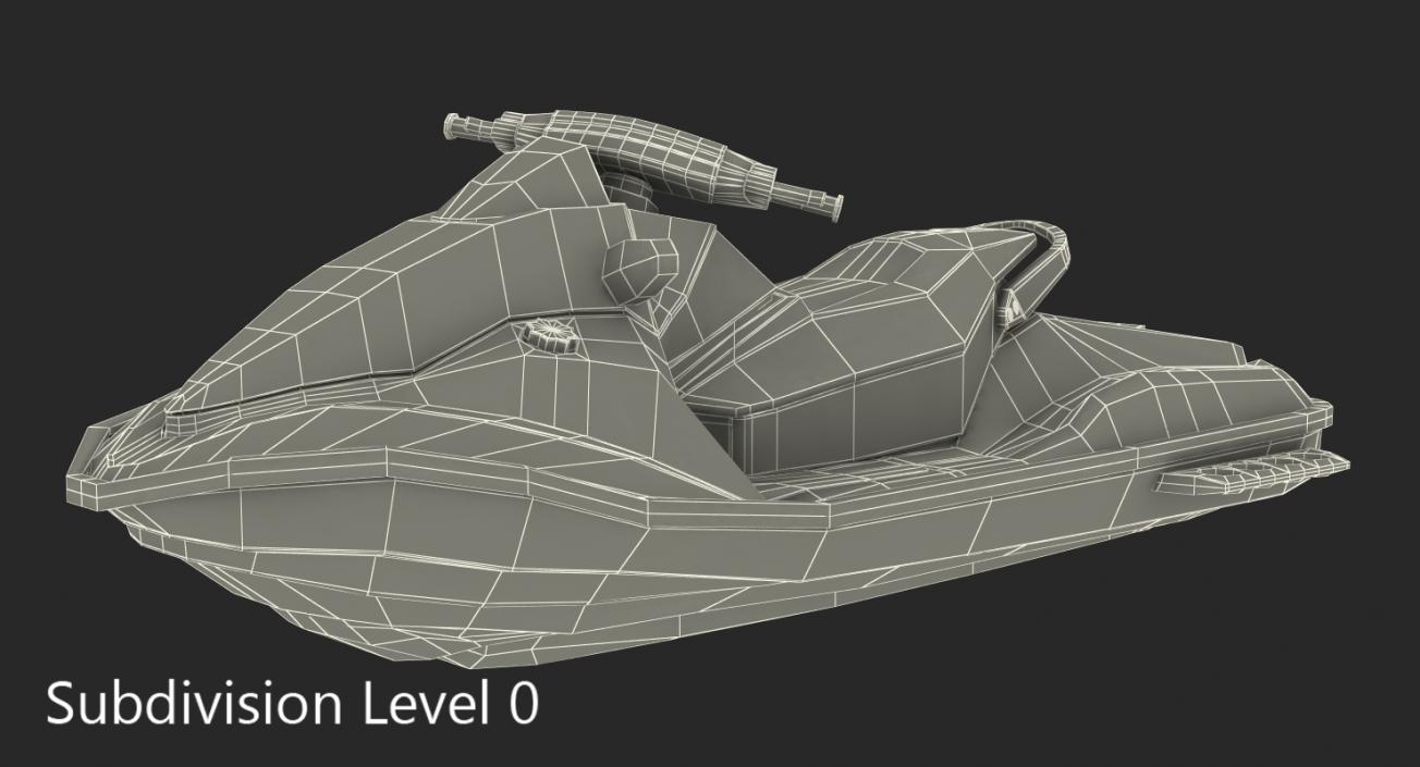 Jet Ski Sea-Doo Rigged 3D