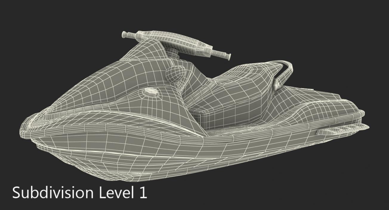 Jet Ski Sea-Doo Rigged 3D