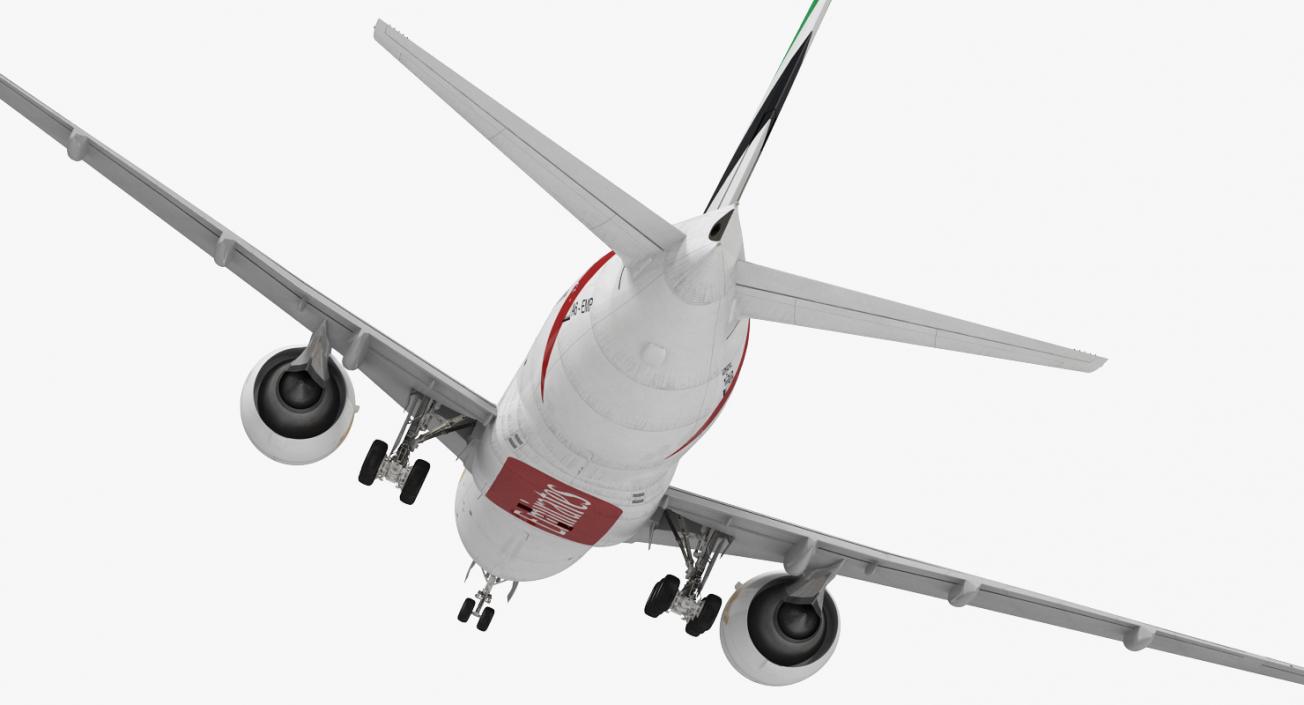 3D Boeing 777 8x Emirates Airlines