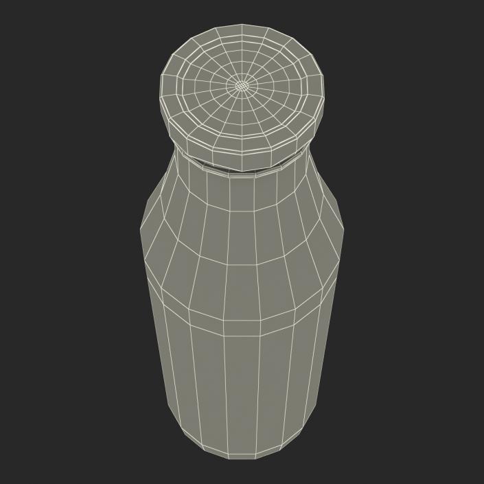 3D model Milk Half Gallon Glass Bottle Empty