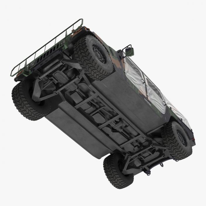 3D model Troop Carrier HMMWV m1035 Camo