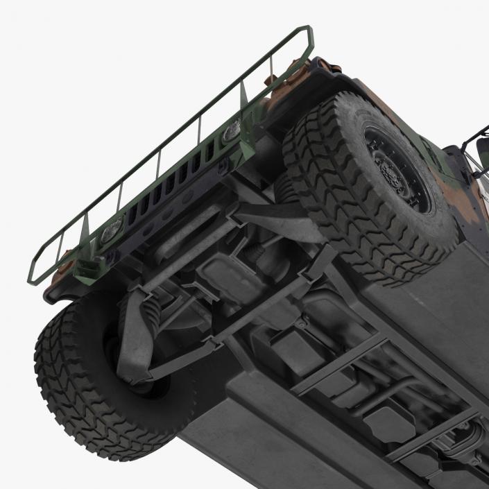 3D model Troop Carrier HMMWV m1035 Camo