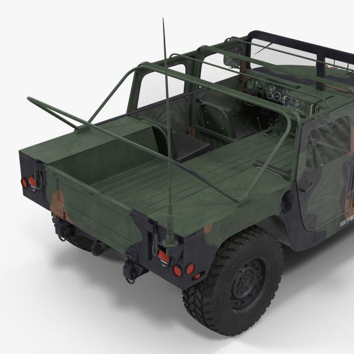 3D model Troop Carrier HMMWV m1035 Camo