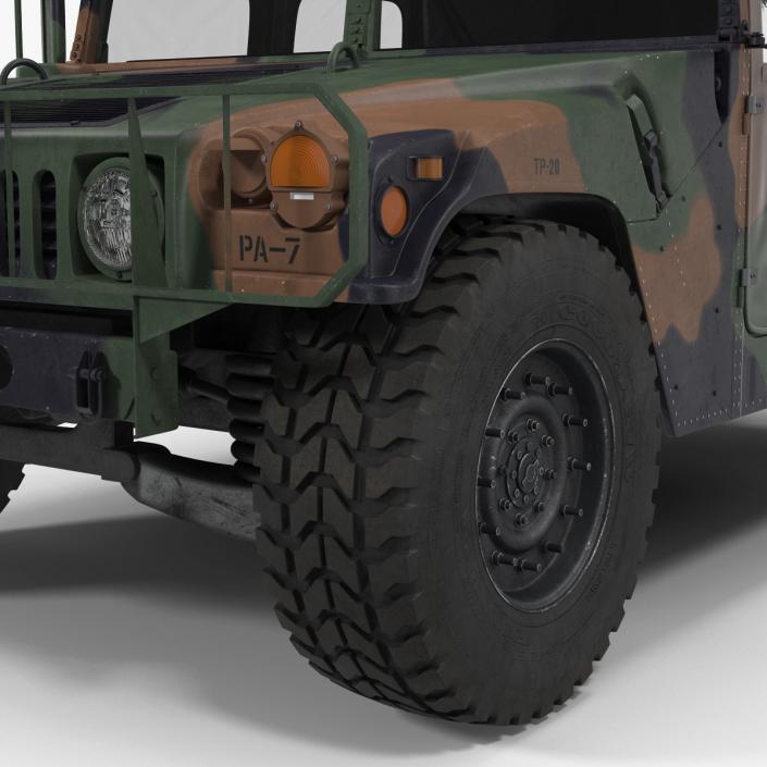 3D model Troop Carrier HMMWV m1035 Camo