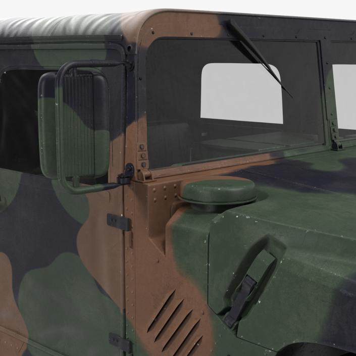 3D model Troop Carrier HMMWV m1035 Camo