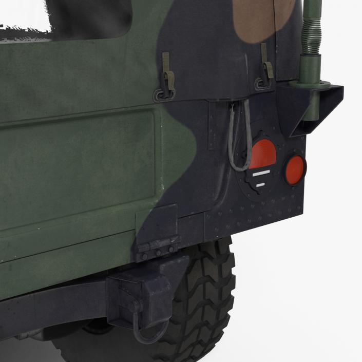 3D model Troop Carrier HMMWV m1035 Camo