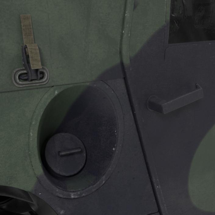 3D model Troop Carrier HMMWV m1035 Camo