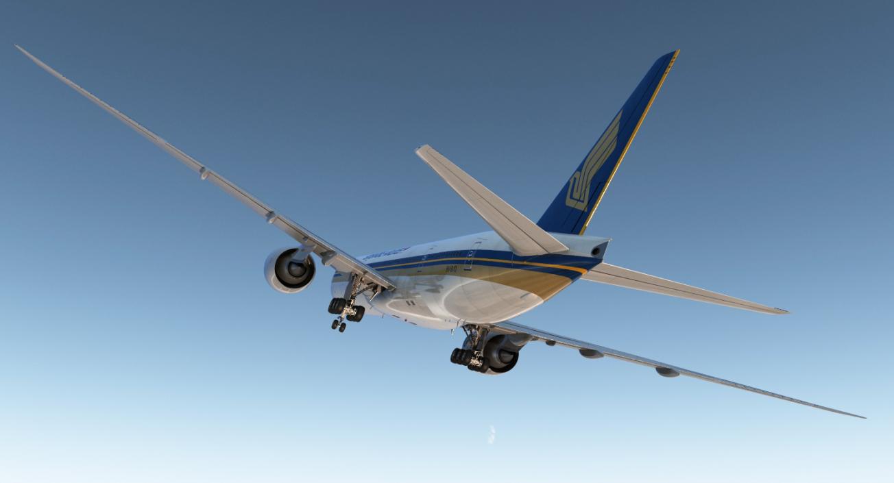 Boeing 777-8x Singapore Airlines 3D