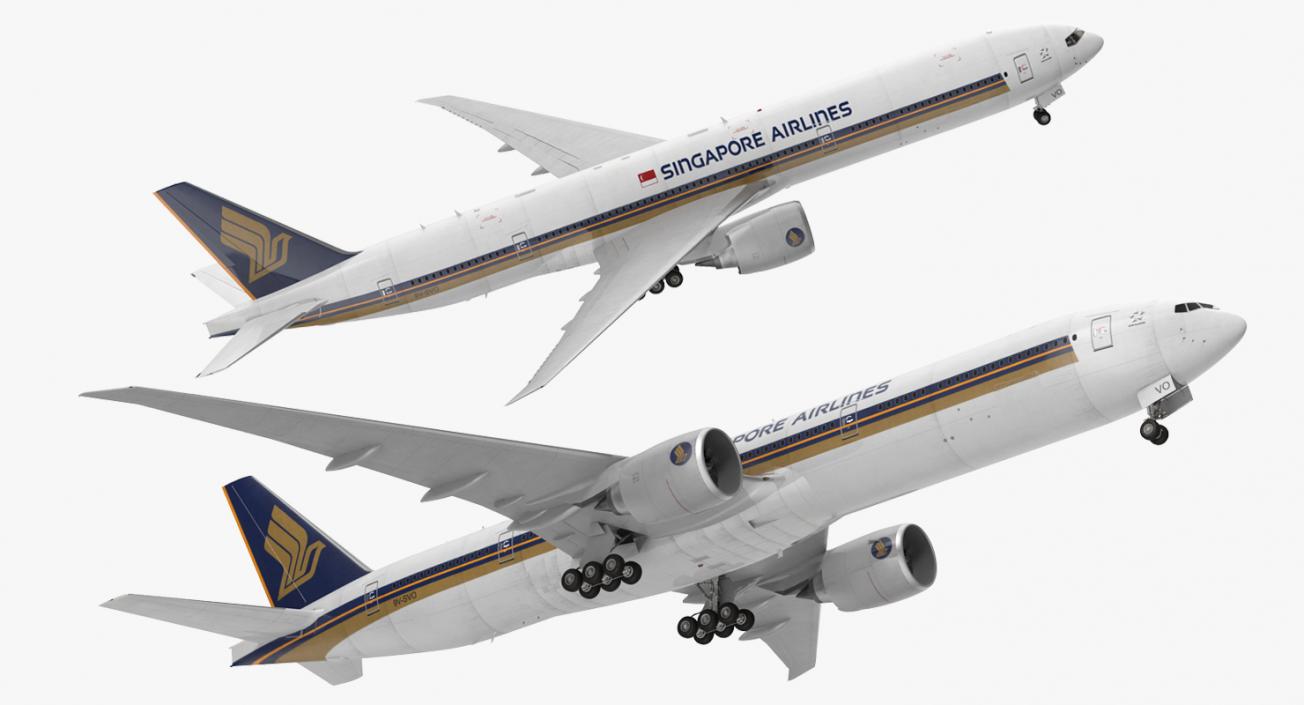 Boeing 777-8x Singapore Airlines 3D