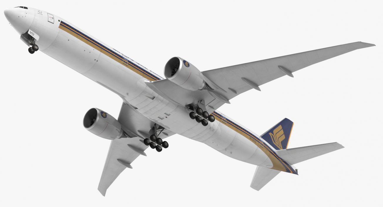 Boeing 777-8x Singapore Airlines 3D