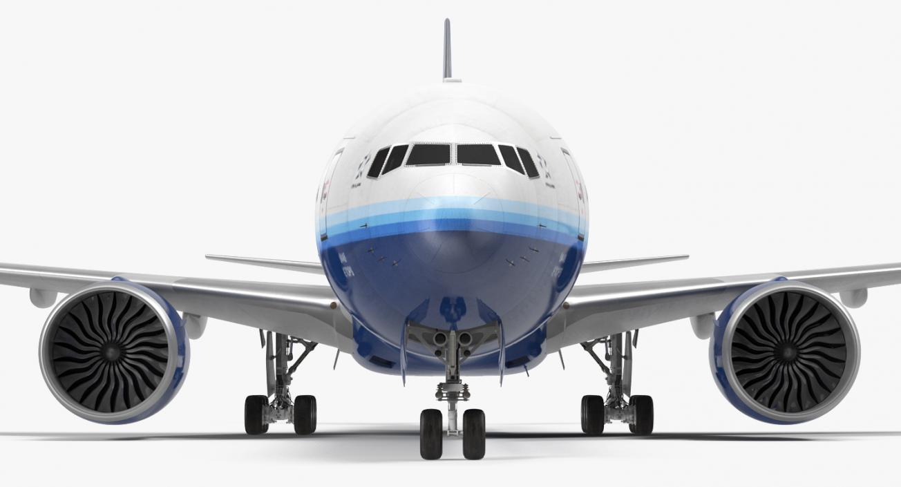 Boeing 777 8x United Airlines 3D model