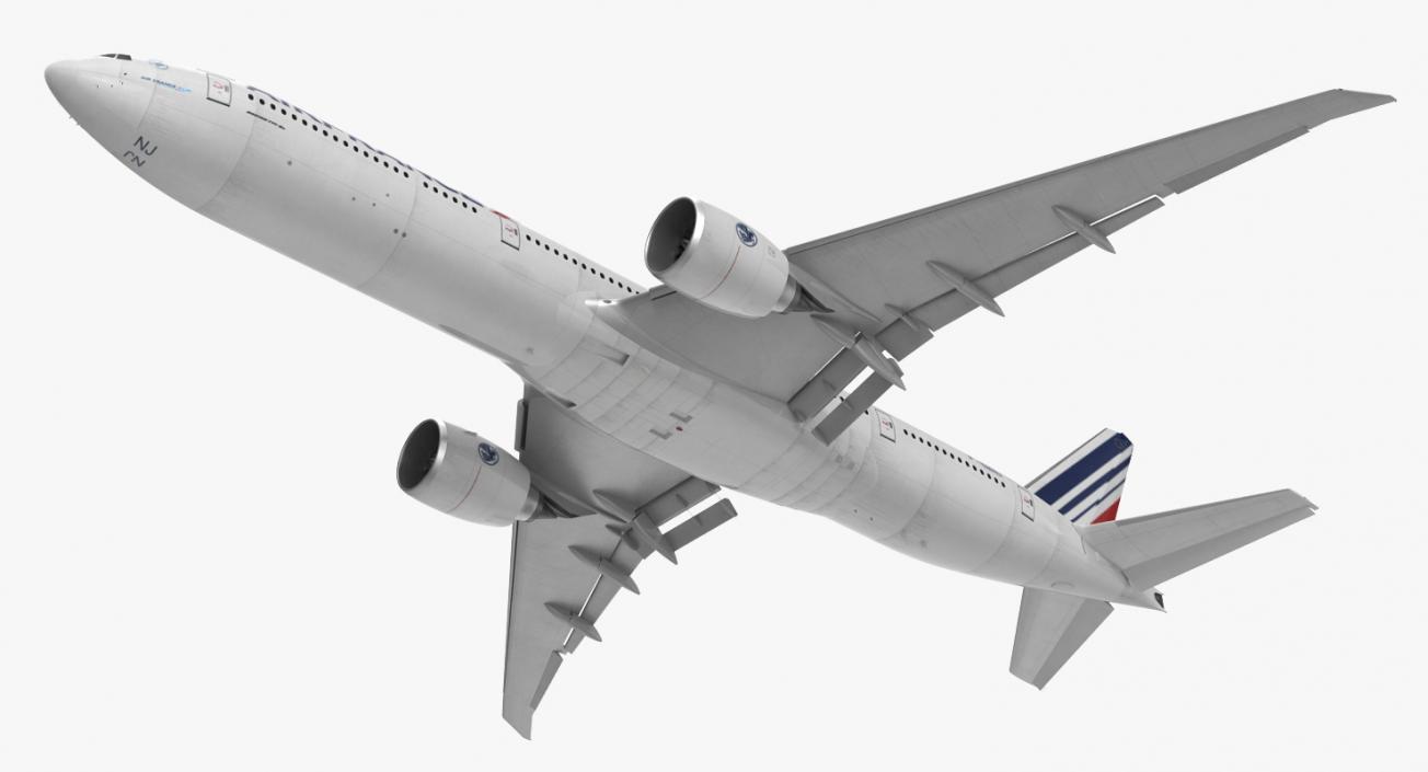 3D Boeing 777-8x Air France Rigged