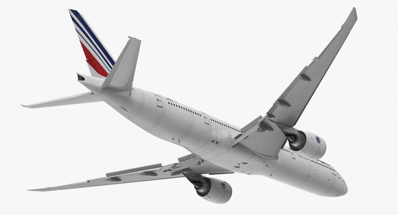 3D Boeing 777-8x Air France Rigged