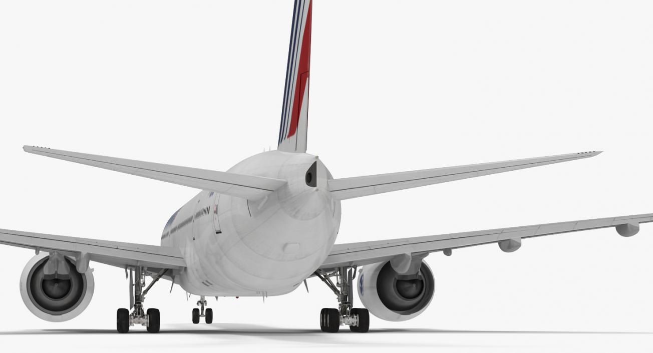 3D Boeing 777-8x Air France Rigged