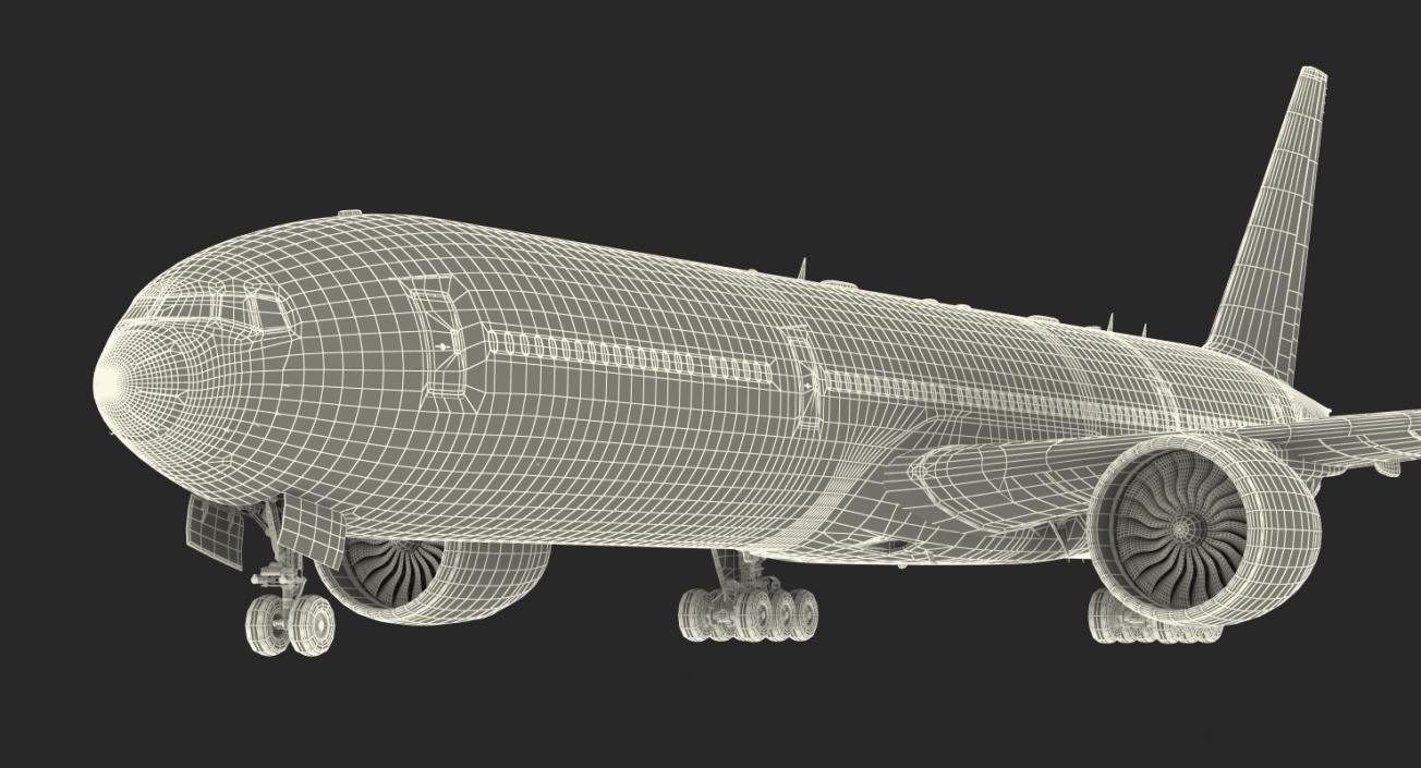 3D Boeing 777-8x Air France Rigged