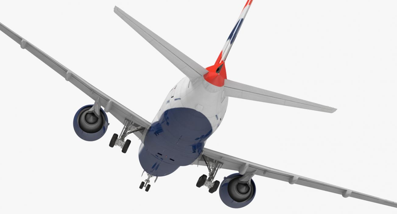 3D Boeing 777-8x British Airways Rigged