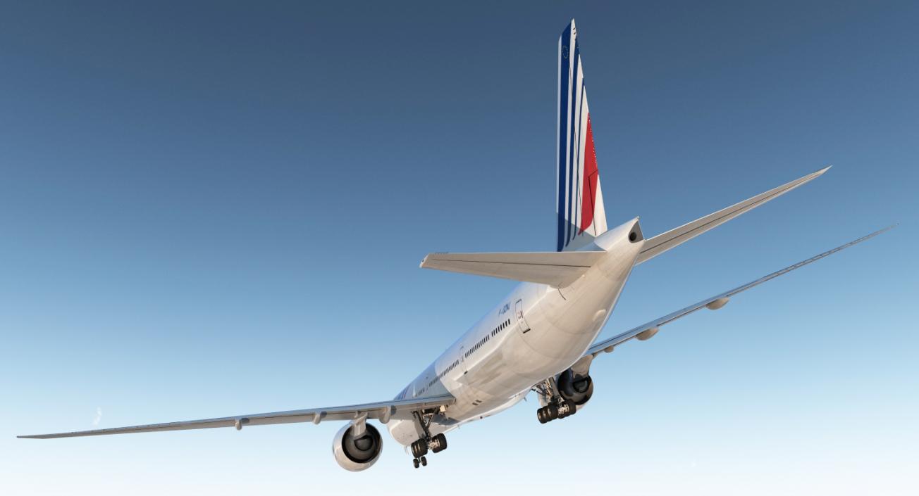 Boeing 777-9x Air France 3D model