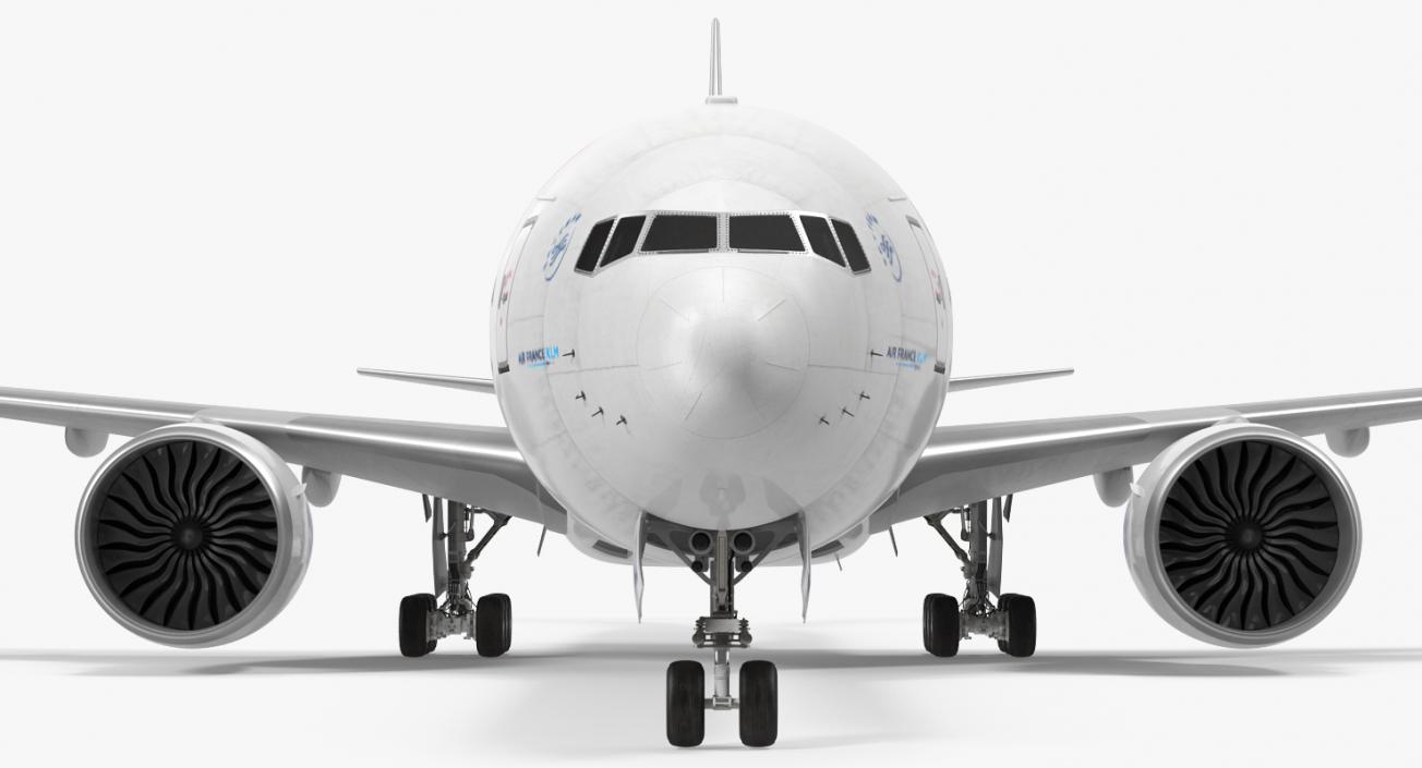 Boeing 777-9x Air France 3D model