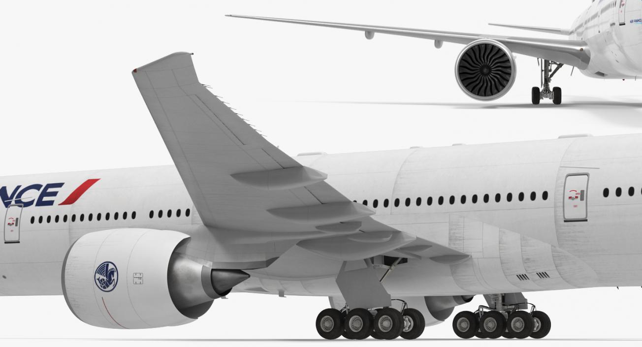 Boeing 777-9x Air France 3D model