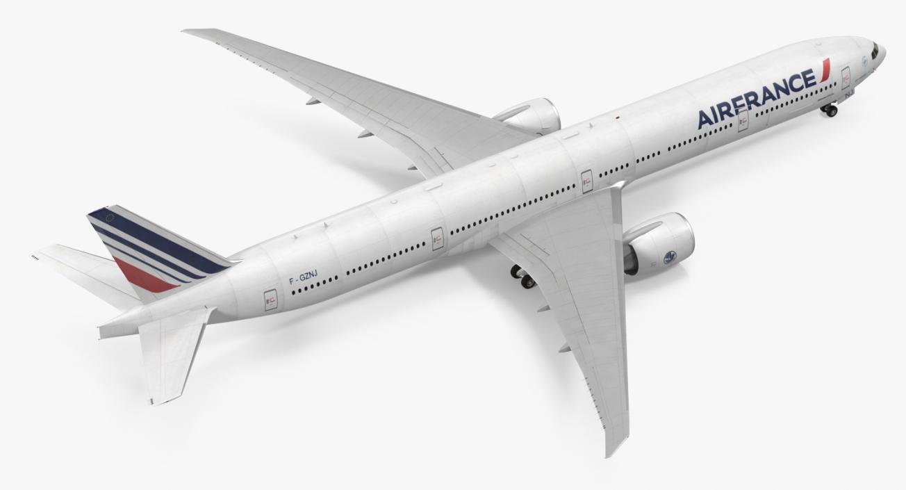 Boeing 777-9x Air France 3D model