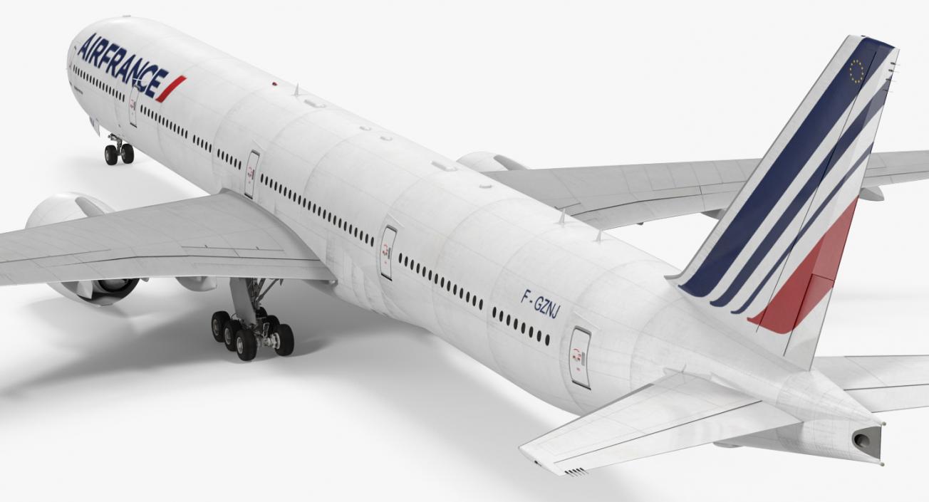 Boeing 777-9x Air France 3D model