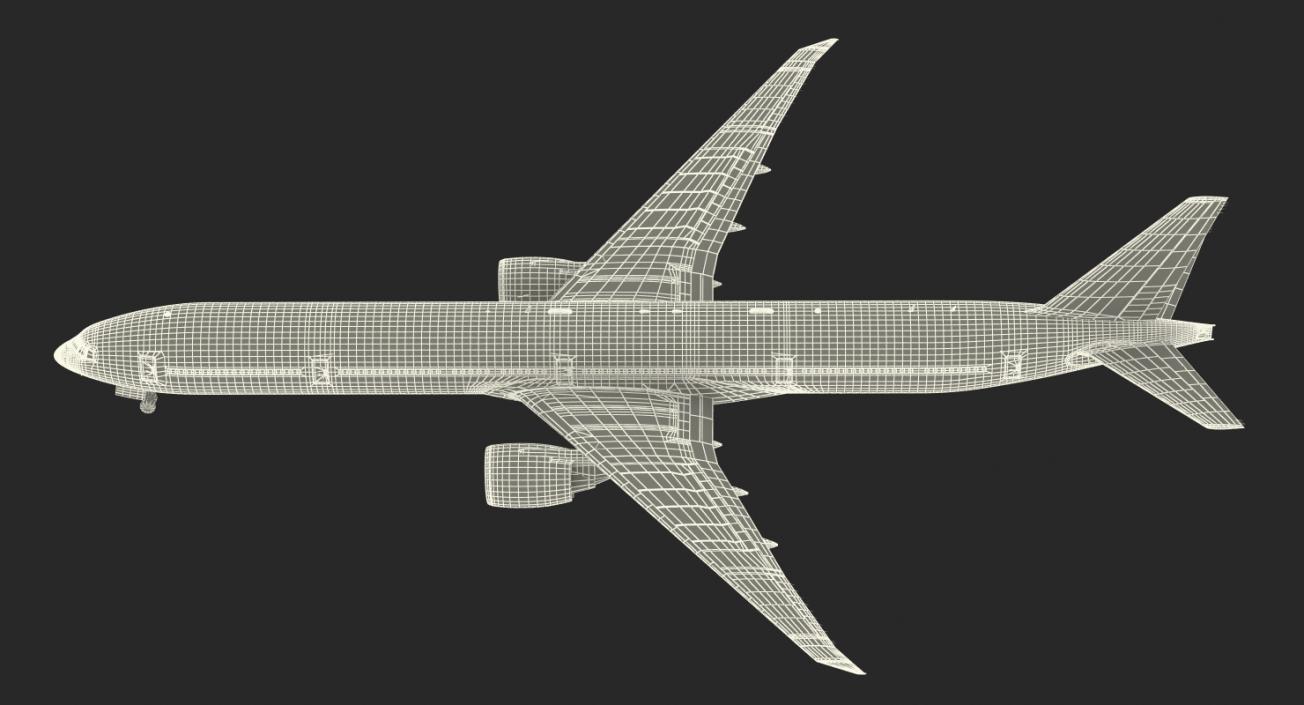 Boeing 777-9x Air France 3D model