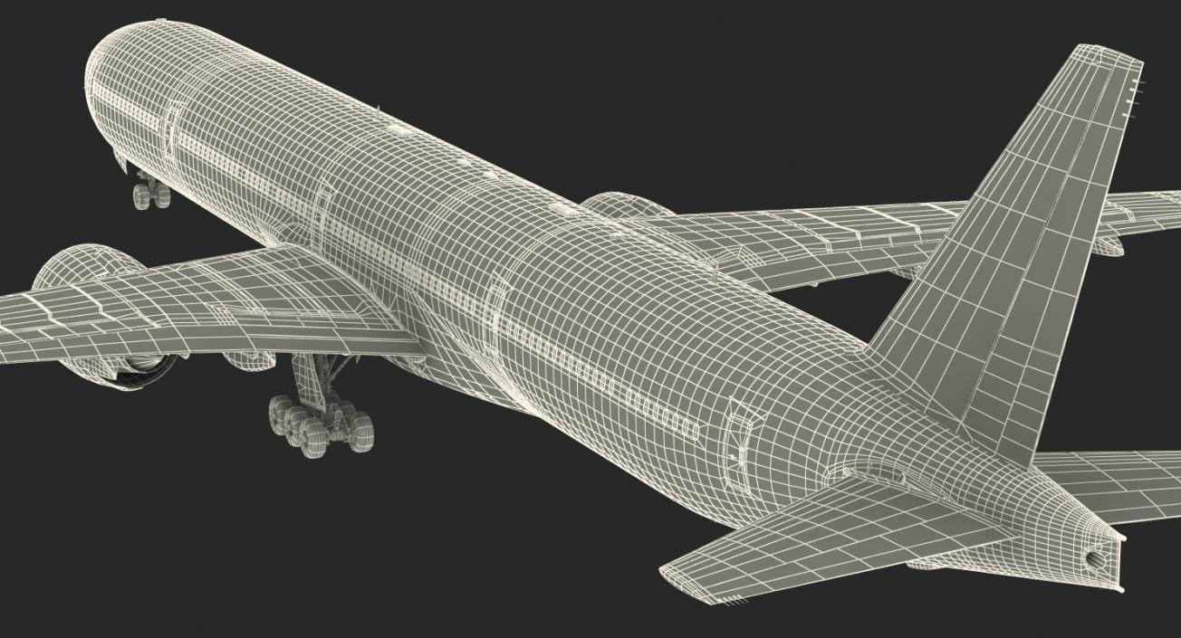 Boeing 777-9x Air France 3D model