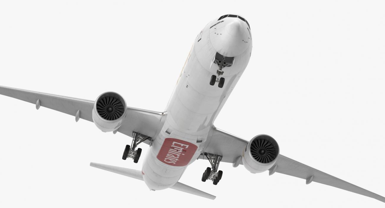 3D Boeing 777-9x Emirates Airlines