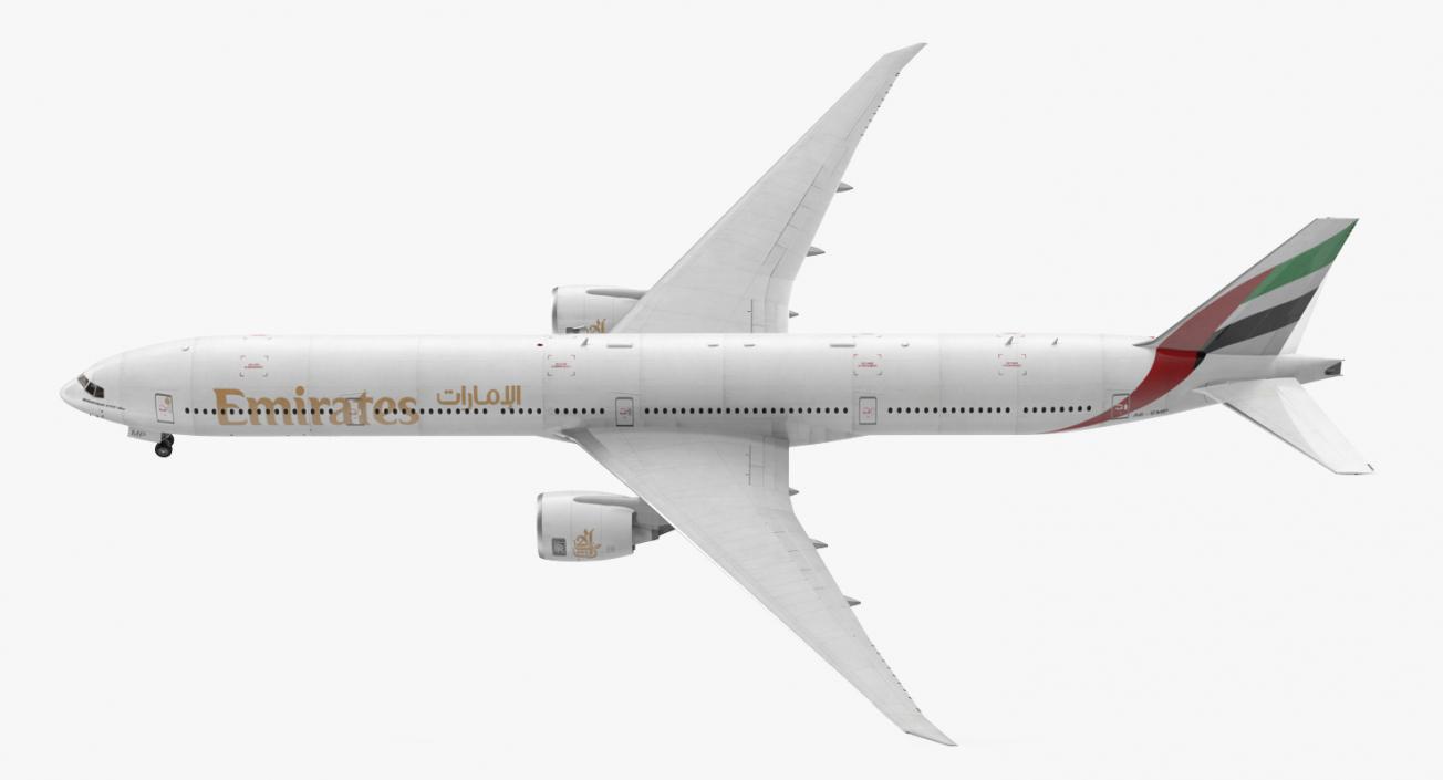 3D Boeing 777-9x Emirates Airlines