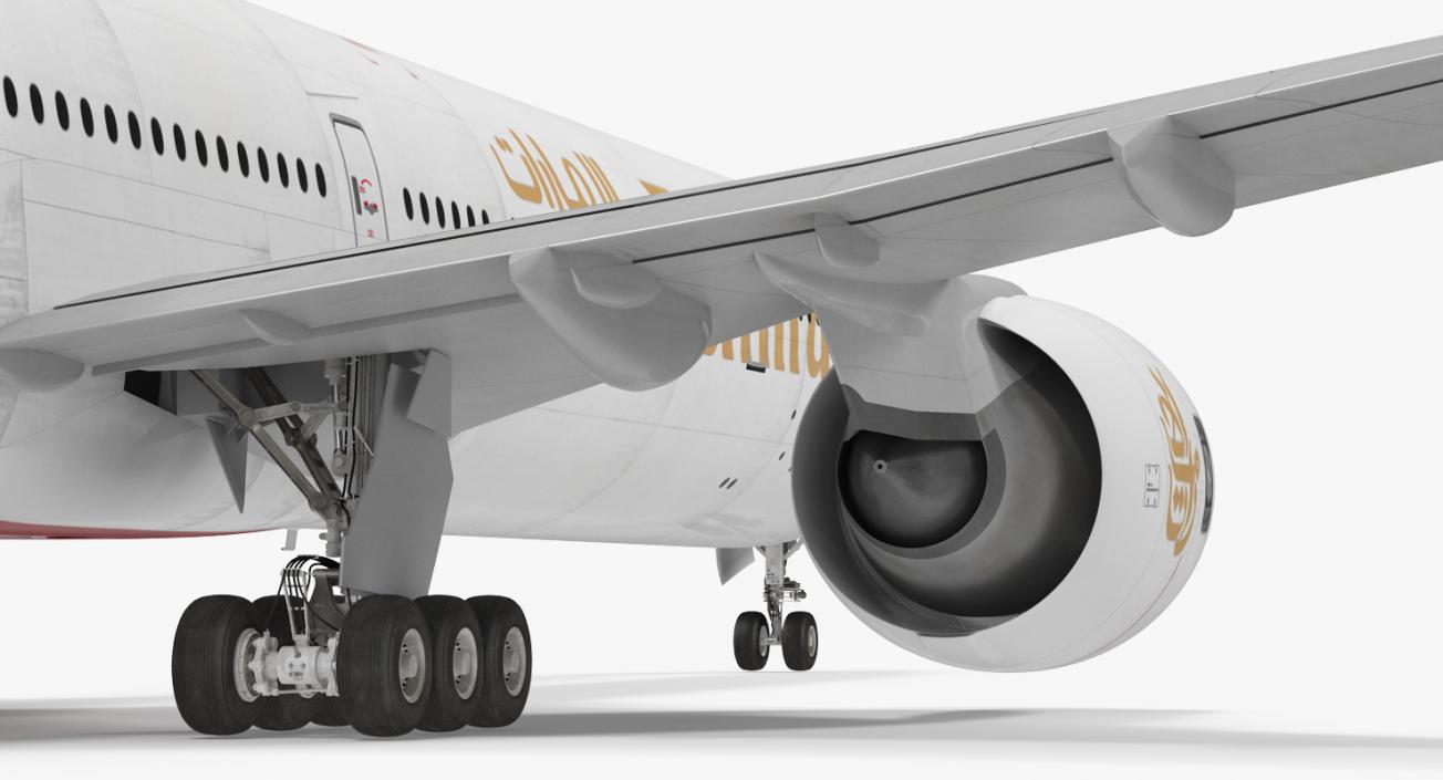 3D Boeing 777-9x Emirates Airlines