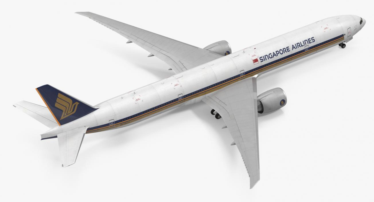 Boeing 777-9x Singapore Airlines 3D