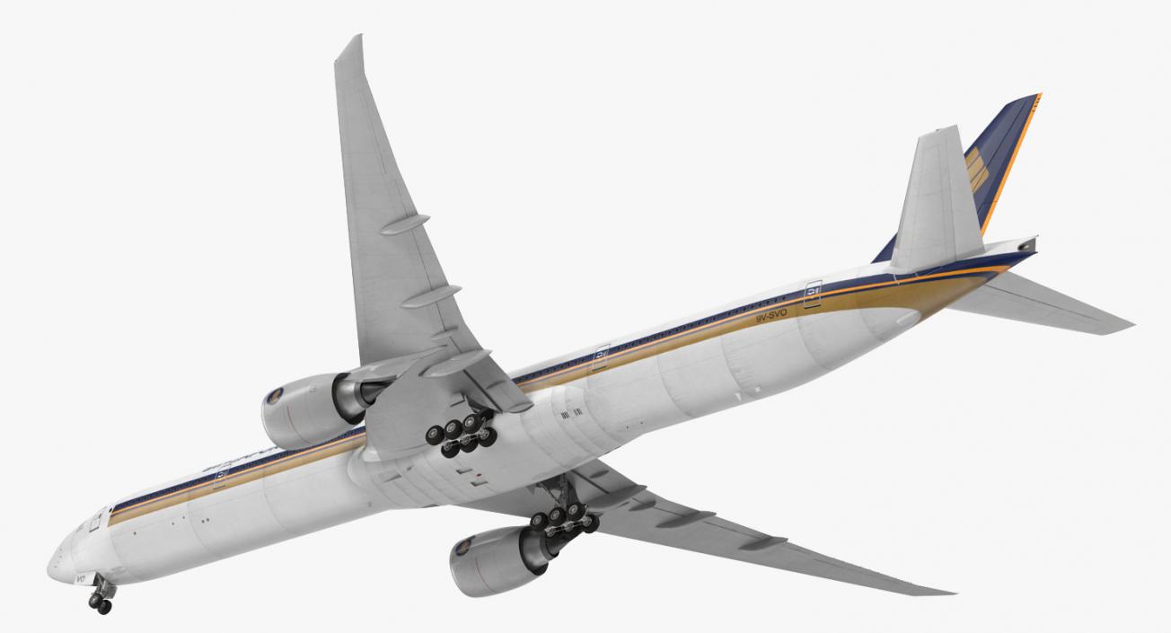 Boeing 777-9x Singapore Airlines 3D