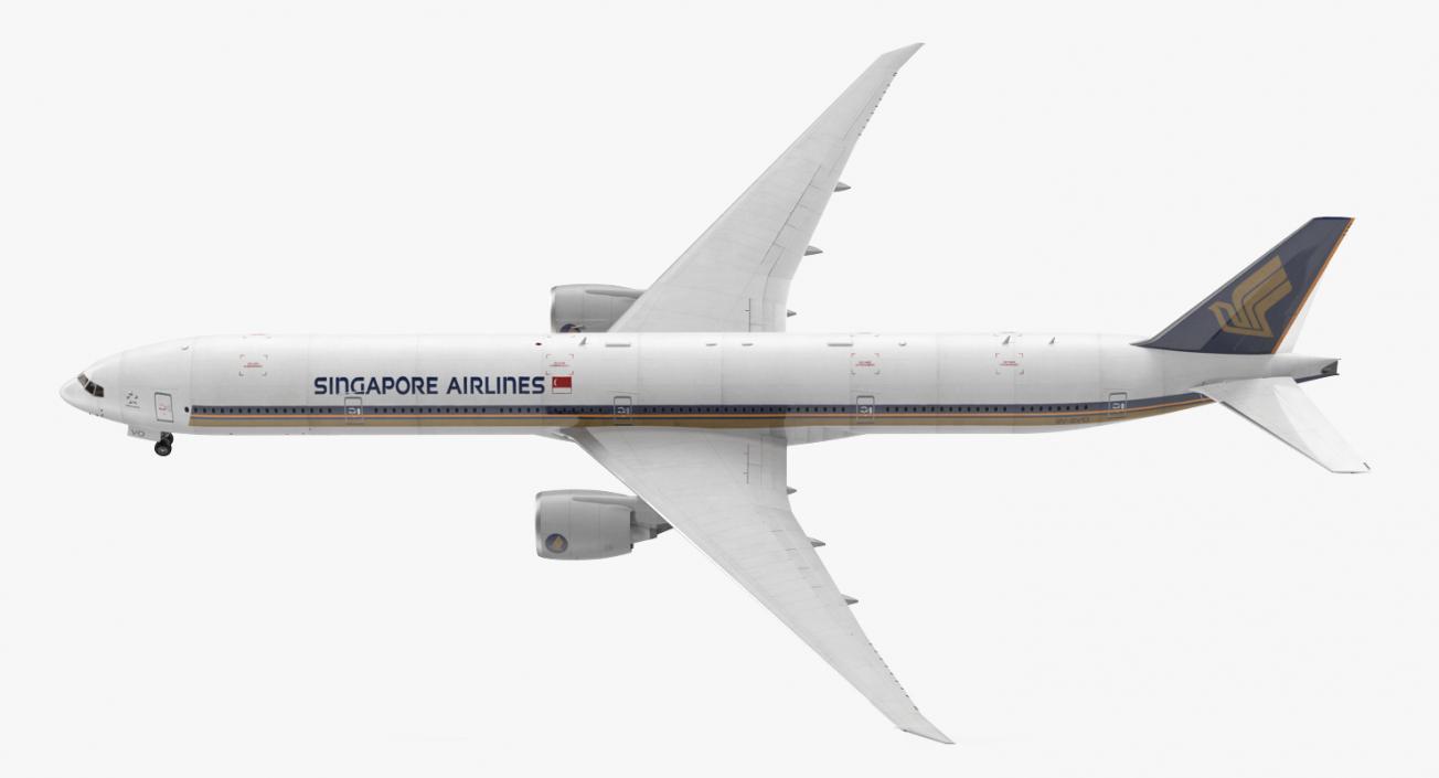 Boeing 777-9x Singapore Airlines 3D