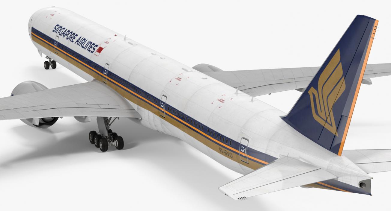 Boeing 777-9x Singapore Airlines 3D