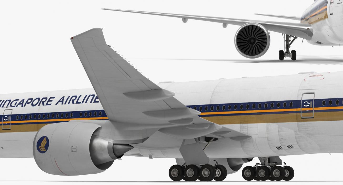 Boeing 777-9x Singapore Airlines 3D