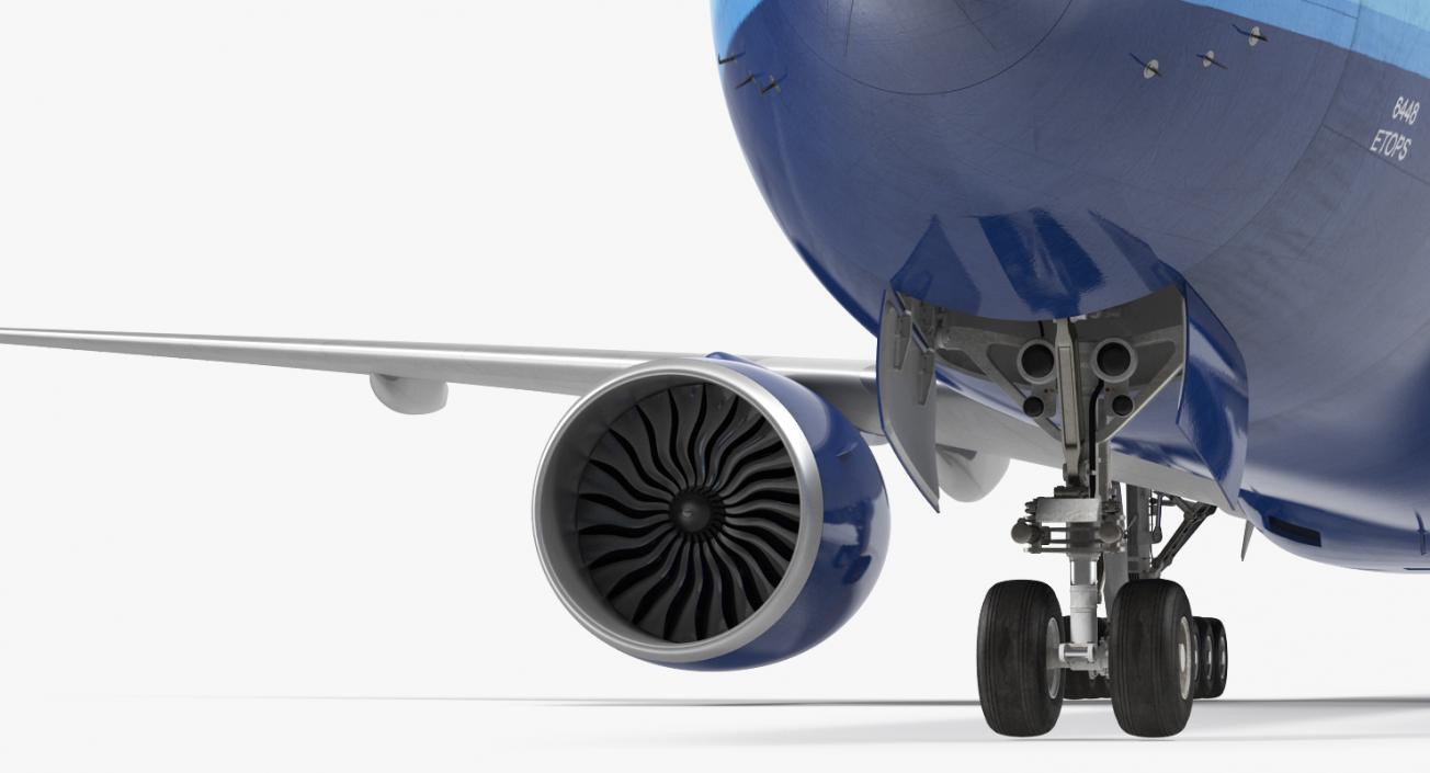 Boeing 777-9x United Airlines 3D model