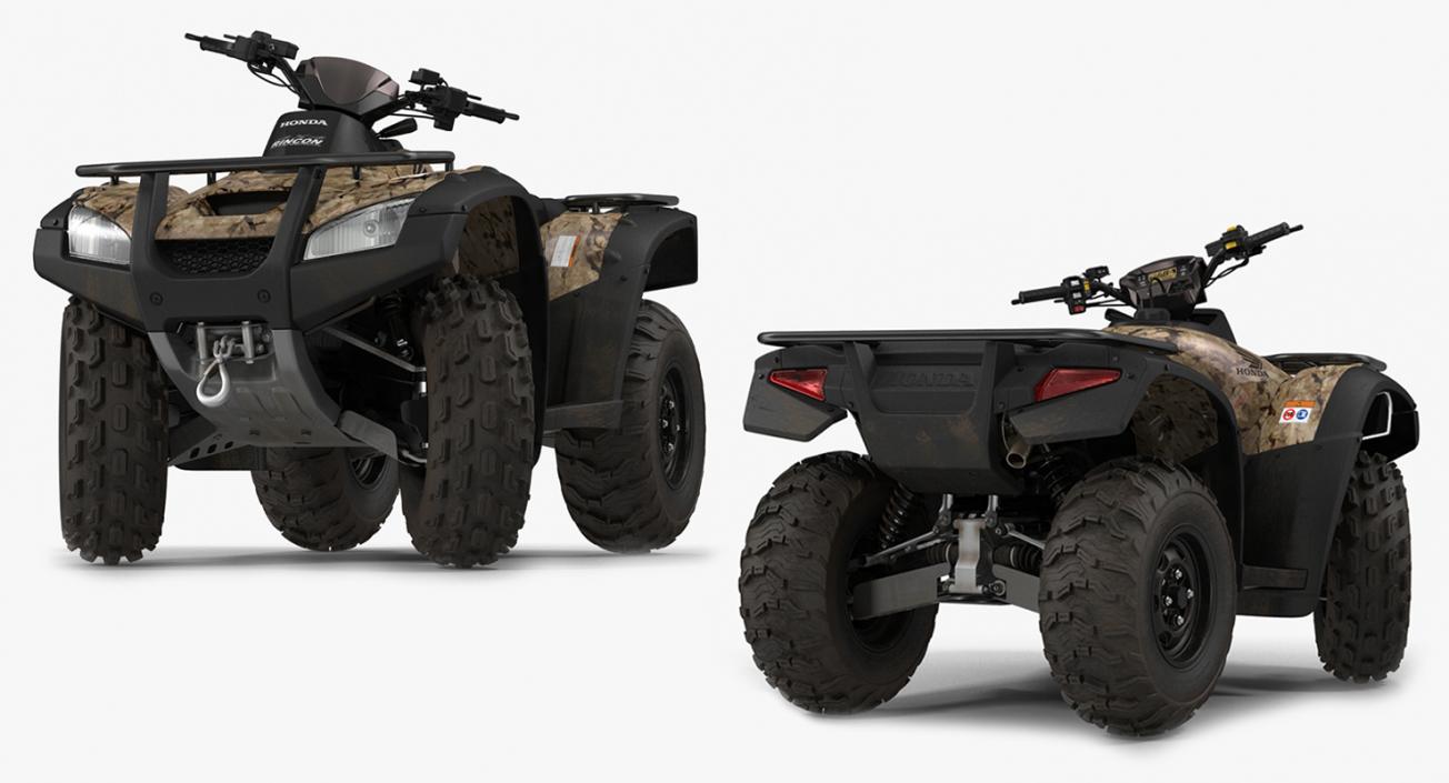 3D model Honda Quad Bike