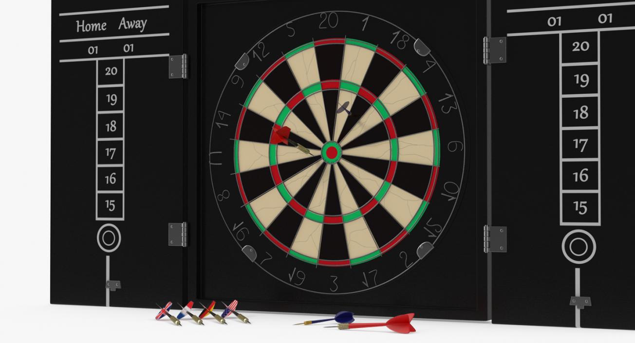 Dart Boards and Needles 3D Models Collection 3D model