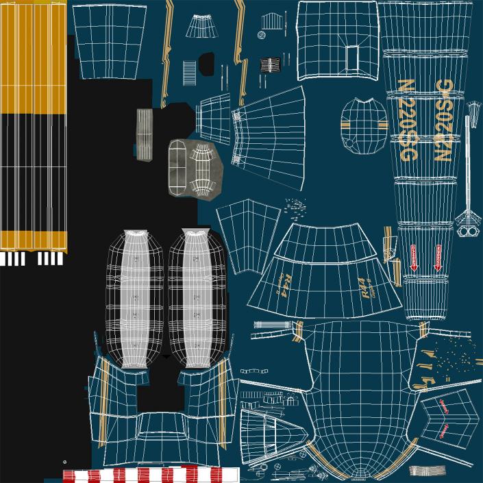 3D model Helicopter Robinson R44 With Floats