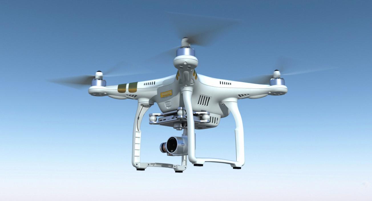 DJI Phantom 3 Professional Quadcopter 3D