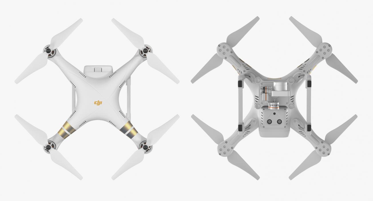 DJI Phantom 3 Professional Quadcopter 3D