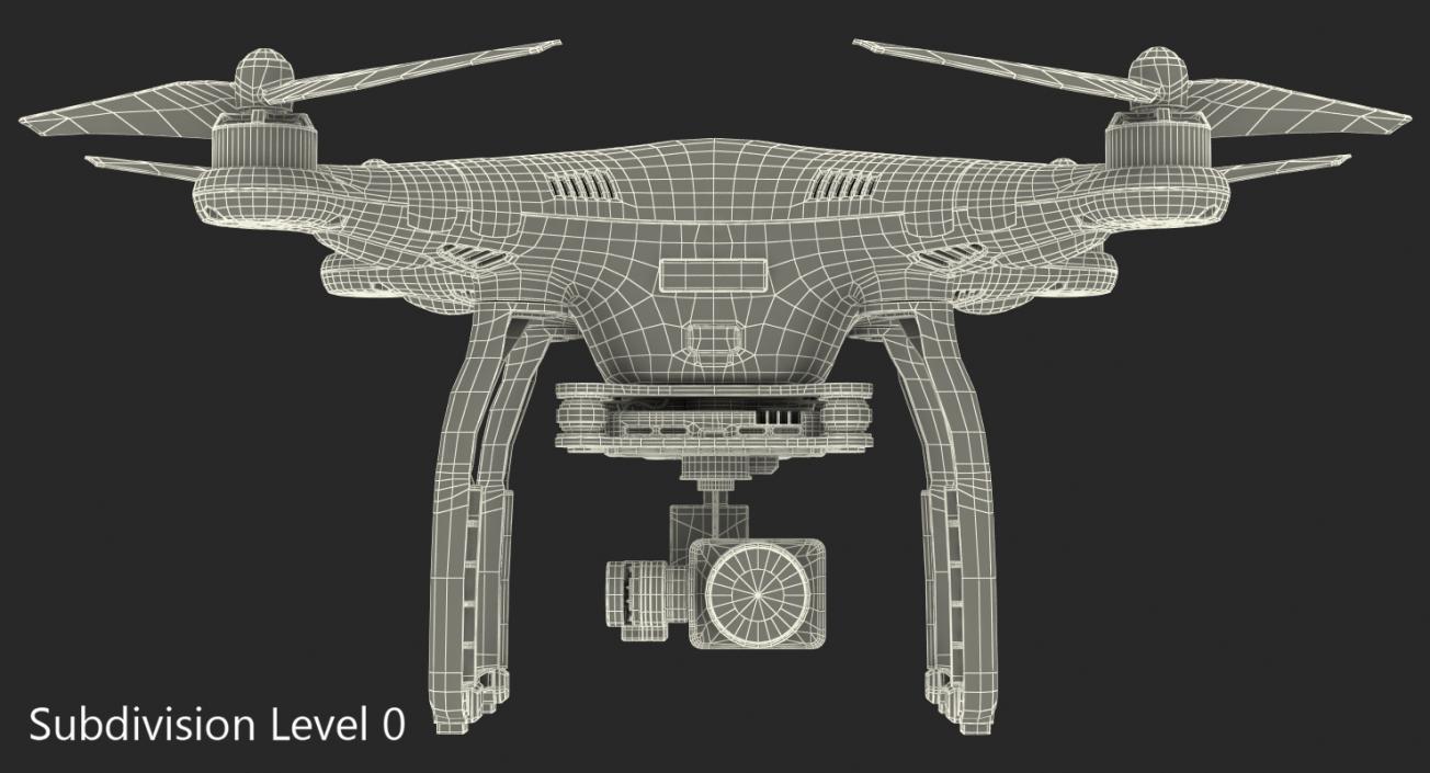 DJI Phantom 3 Professional Quadcopter 3D